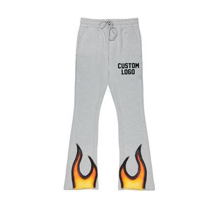 Pantalones de Chándal Personalizados de Invierno de Pakistán, Estilo Urbano, Acampanados, Vintage, Lavado Ácido, Decolorados por el Sol, 100% Algodón, con Capucha - Product Image 3