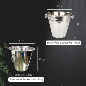 Wholesale Eco-Friendly Modern <b>Ice</b> <b>Bucket</b> Stainless Steel <b>Champagne</b> <b>Bucket</b> for Restaurant Chilling Wine Bar Tools & Accessories - Product Image 6