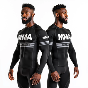 Protectores de erupción BJJ personalizados de alta calidad, impresión por sublimación duradera, protectores de erupción MMA perfectos para gimnasio y artes marciales - Product Image 4