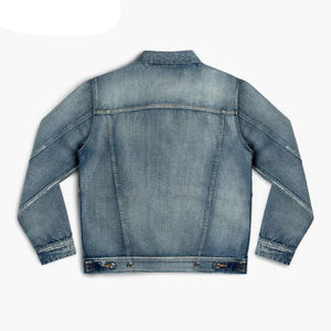 Breathable Denim <b>Men's</b> Denim Jacket Good Quality With Reasonable Price Customized <b>Men</b> Wear Denim Jackets BY WAKIN WEAR - Product Image 3