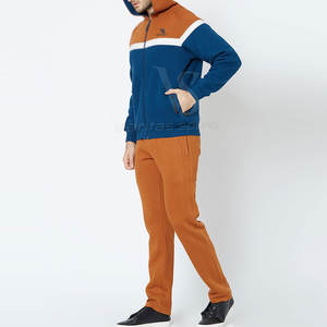 Nouveau design survêtement en coton à manches longues pour hommes, vêtements unis de grande taille pour l'hiver 500 g/m², tenue décontractée - Product Image 4