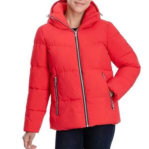 Abrigo Acolchado de Algodón Personalizable para Mujer con Logotipo - Cierre de Cremallera y Estilo Casual Transpirable en Venta - Product Image 1