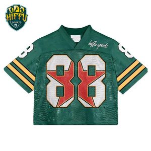 Camiseta de poliéster personalizada para hombre, ropa de calle de fútbol americano, ropa deportiva bordada, camiseta de manga corta con sublimación - Product Image 5