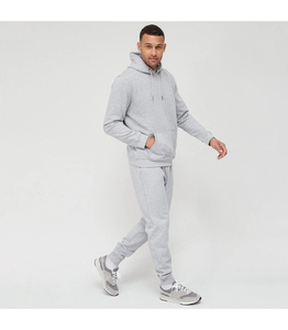 Vêtements de sport 100% coton Gym Fitness Tech polaire formation survêtements hommes deux pièces ensemble survêtement Jogging costume pour hommes - Product Image 2