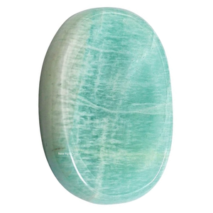Pierre d'amazonite en cristal faite à la main, vente en gros de pierre semi-précieuse polie pour le pouce, style Feng Shui, pour la guérison - Product Image 2