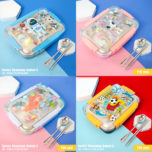 Boîte à bento japonaise en acier inoxydable sans BPA Super Shine avec couvercle en plastique, compartiment unique de luxe pour la conservation des aliments - Product Image 1