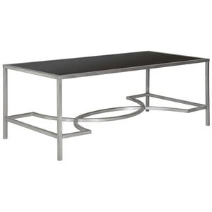 Mesa de Centro Rectangular Moderna y Ecológica de Alta Calidad para Sala de Estar, Mesa de Té de Vidrio y Metal Forjado Personalizada - Product Image 2