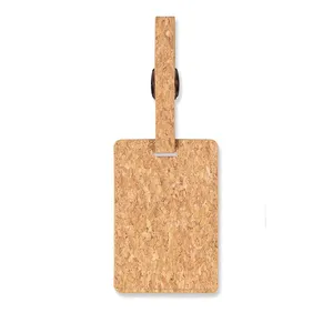 Sustainable COCO Cork <b>Luggage</b> <b>Label</b> Eco-Friendly Travel Kit Gadgets - Product Image 4