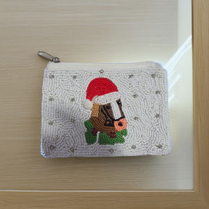 Colorful Beaded Mini Bags Handmade Holiday <b>Tree</b> Embroidery Coin Purse Zipper for Daily Life <b>Storage</b> Bulk Orders for <b>Christmas</b> - Product Image 2