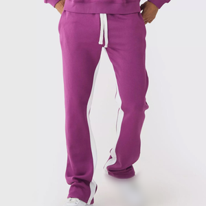 Nouveau design de jogging deux pièces pour hommes, pantalon de survêtement évasé et survêtement à capuche pour l'hiver, prix de gros - Product Image 6