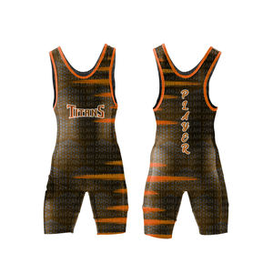 DISEÑO OEM SUBLIMADO 2025 WRESTLING SINGLET UNISEX CUSTOM WRESTLING SINGLETS GYM SPORTS ODM - Product Image 3