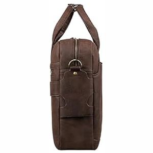 Meilleure vente Sac de bureau en cuir véritable pour hommes Sac en cuir professionnel OEM de haute qualité avec logo personnalisé - Product Image 4
