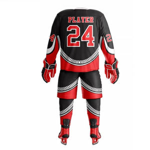 Uniformes de Hockey sobre Hielo para Hombre Hechos en Pakistán, MOQ Bajo, Ropa Deportiva, Uniforme de Hockey sobre Hielo de Talla Personalizada - Product Image 5