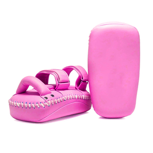 Coussinets de kick de Muay Thai incurvés bleus personnalisés Tapis de cible de boxe pour l'entraînement MMA avec votre logo - Product Image 3