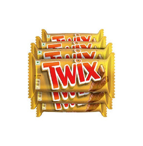 Barres de chocolat Twix de haute qualité, prix de gros, chocolat au lait et noir avec biscuit, bonbons et noix, saveur savoureuse, forme solide - Product Image 2