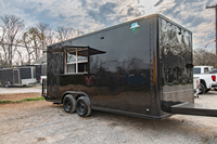 Camion de restauration entièrement équipé en aluminium et fibre de verre, chariot à hot-dogs, remorque alimentaire personnalisée, garantie de 2 ans, résistant à la rouille