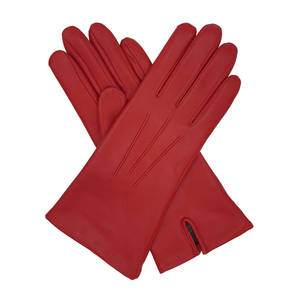 Guantes de cuero de Napa con forro de Cachemira para mujer, guantes de cuero a la moda personalizados de todos los colores para mujer - Product Image 5