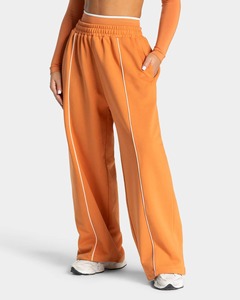 Pantalon décontracté pour femme, dernière tendance, design tendance, taille à cordon, vente chaude, couleur personnalisée, pantalon décontracté uni pour femme - Product Image 1