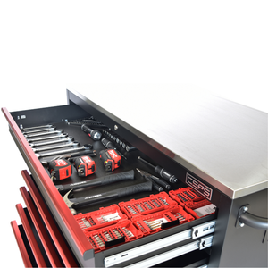 Armoire de rangement pour outils roulants de 132cm avec 05 tiroirs Support OEM personnalisable pour garage et industrie - Product Image 3