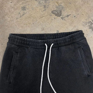 Sudadera con capucha de tela de punto para hombre, chándal informal transpirable con logotipo personalizado OEM, ropa deportiva de dos piezas - Product Image 5