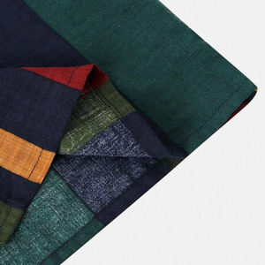 Ensemble deux pièces t-shirt et short décontracté pour hommes, ensemble deux pièces avec logo personnalisé, survêtement uni gaufré avec poches, nouvel arrivage d'été - Product Image 4