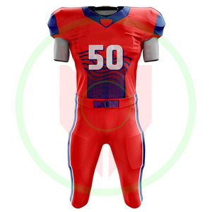 Ensemble d'uniformes de football américain personnalisés de haute qualité, sublimation, best-seller, uniformes de football américain unisexes - Product Image 2