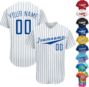 Uniforme de Béisbol Juvenil Camiseta de manga corta con estampado personalizado para hombres Ropa deportiva Camiseta de béisbol Listo para enviar Camiseta de hombre - Product Image 5
