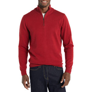 Sweat-shirt à fermeture éclair sur le devant, très vendu, confortable, décontracté, en coton mélangé, manches longues, col montant, léger, pull-over - Product Image 4