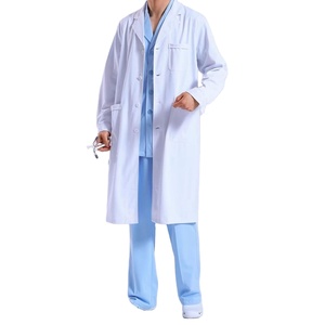 Uniformes Médicos Blancos Personalizables de Fábrica para Hospitales y Laboratorios, Envío Directo, Batas de Laboratorio Blancas para Doctores y Enfermeras - Product Image 3