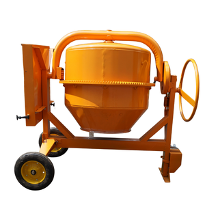 Mini mezcladora de cemento eléctrica pequeña, mezcladora de cemento para aplicaciones de construcción y pavimentación a pequeña escala - Product Image 1