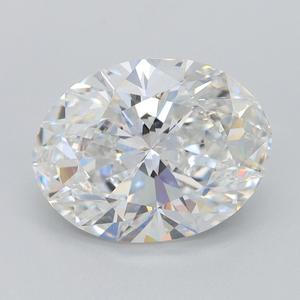 IGI Oval Cut 3,18 CT Lab Grown Diamond Loose para anillo F Color VS1 Clarity Lab Diamond Eco Friendly Diamond Loose para ella - Product Image 1