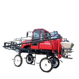 Four wheel spraying machine high performance self propelled agricultural sprayer for mini tractor