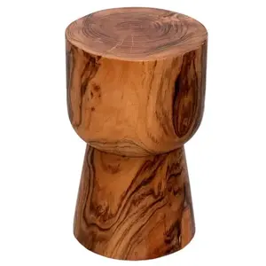 Taburete de madera maciza de alta calidad más vendido, muebles para el hogar de diseño único para comedor, dormitorio al aire libre, uso hecho a mano en Vietnam - Product Image 1