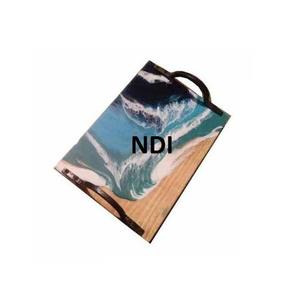 ถาดเสิร์ฟอาหารสำหรับอาหารเช้าและกาแฟถาดเสิร์ฟทำจากไม้สำหรับอาหารเช้าใช้งานได้หลากหลาย - Product Image 1