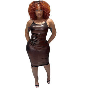 Vestidos Midi para Mujer, Cintura Imperio, Estilo Princesa, Rectos, Simples, con Lentejuelas y Adornos Florales, Crepé de Poliéster, Disponibles en Tallas XS a XL - Product Image 5