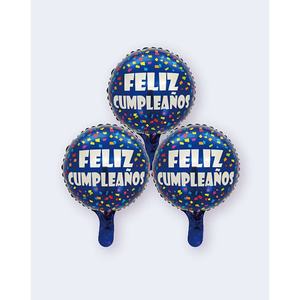 Globos de Estrella Metalizados Feliz Cumpleaños 24.5x30.5cm Decoraciones para Fiestas Bolsa de 12 Piezas - Product Image 4