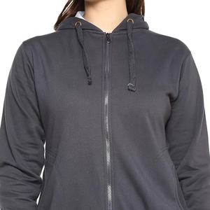 Sweat-shirt à capuche en molleton à imprimé oversize pour femmes, vente en gros, coton, col rond, sweat-shirt pour femmes - Product Image 4