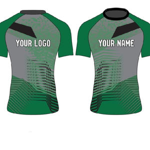 Wholesale Custom Printed Breathable Eco-Friendly <b>MMA</b> <b>Rash</b> <b>Guard</b> Sublimation Printed Men Short Sleeve Quick Dry <b>Rash</b> <b>Guards</b> - Product Image 5