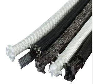 High quality oven stove knitting rope e-<b>fiberglass</b> or c-<b>fiberglass</b> flexible oven stove sealing glass fiber knitting rope - Product Image 2