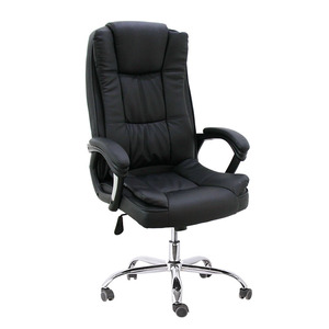 Vente directe usine Chaise de bureau de direction en cuir de luxe, pivotante et réglable en hauteur - Product Image 6