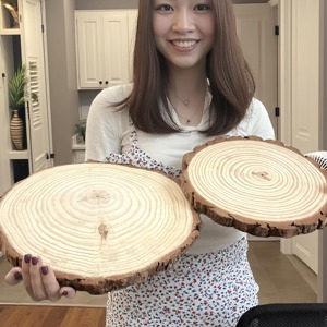 Support à gâteau en bois brut, parfait pour le comptoir de cuisine, la décoration de table à manger et l'exposition de pâtisserie à domicile, vente en gros en provenance d'Inde - Product Image 6
