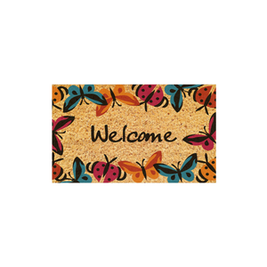 Support en PVC antidérapant respectueux de l'environnement pour une sécurité accrue PVC COIR EMBOSSED INDIAN DOORMAT à vendre - Product Image 4