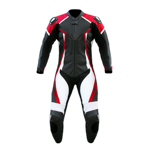 Traje de Motociclismo Popular, Transpirable, de Cuero, con Acolchado, para Verano, Tallas Grandes - Product Image 1