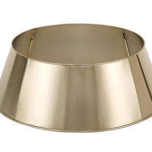 Collier d'arbre de luxe avec design rond pour base d'arbre de Noël Nouveau style de collier d'arbre Décoration de jardin en métal - Product Image 1