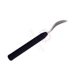 Instrument chirurgical orthopédique manuel certifié CE pour os, avec poignée en caoutchouc et bord dentelé en acier inoxydable - Product Image 2