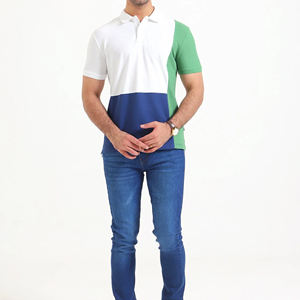 Nueva llegada Casual Wear Men Polos Venta caliente Nuevo diseño Logotipo personalizado Color sólido Transpirable Polos para hombres - Product Image 1