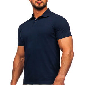 Colección de verano 2025, algodón de alta calidad para Polo para hombre, diseño personalizado, manga corta, ropa deportiva informal transpirable - Product Image 4