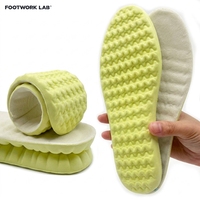 Semelles de chaussures en PU avec soutien de la voûte plantaire orthopédique, absorption des chocs, taille 35-46 pour hommes et femmes