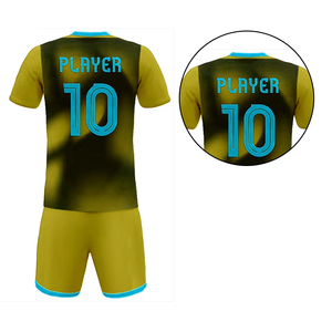 Nom de l'équipe imprimé numéro 100% Polyester France maillots de football hommes uniforme de sport à manches courtes - Product Image 6