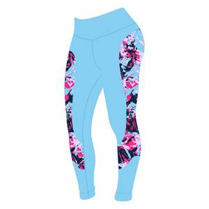 Leggings de yoga à ourlet froncé pour femmes, taille haute, effet push-up, design sans couture, respirant, tissu à séchage rapide, imprimé décontracté - Product Image 2